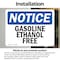 Signmission Gasoline Ethanol Free OSHA Notice Sign, Vinyl Decal, 10in W x 7in L, 2PK OS-2PACK-NS-D-710-L-13062 - alternate 6